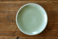 丸皿２５ｃｍ　プレーン　ナチュラルグリーン
