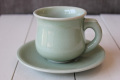 カップ＆ソーサー　【プレーン】　ナチュラルグリーン
