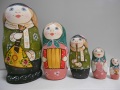 マトリョーシカ　5ピース (コブロフ工房　作）