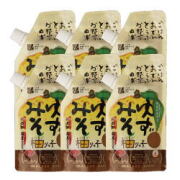 ゆずみそ柚りっ子 120gチューブ×6袋 送料込み 徳島県産農薬不使用ゆず 国産 無添加