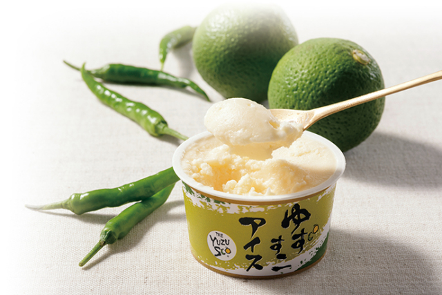 ゆずすこがピリッときいた大人のスィーツ■ゆずすこアイスセット　85ml×６個■