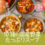 10種類の野菜スープ