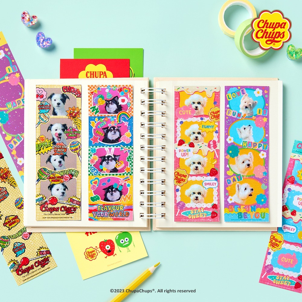 <再入荷なし>  Chup Chups プライムスティッカー  4種類　シール　ステッカー チュッパチャプス