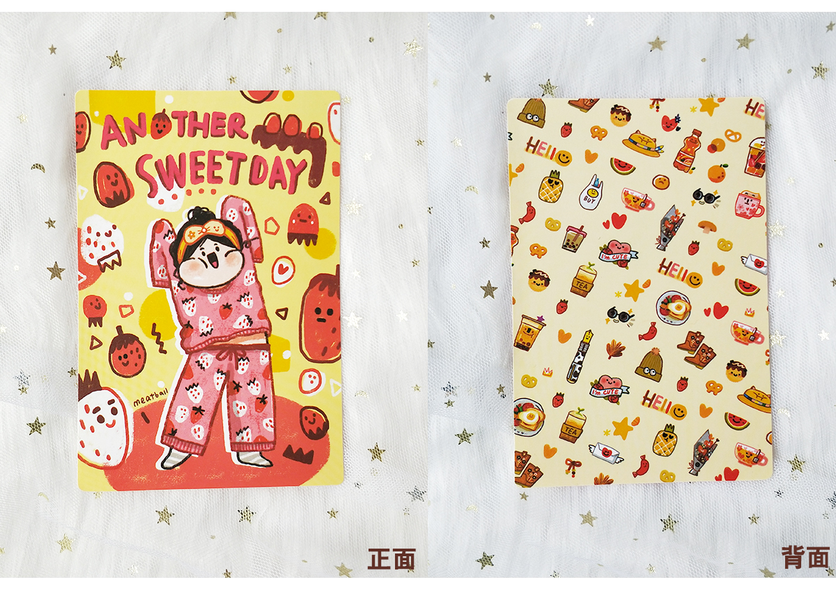 meatball strawberry girlなど全6種類　下敷き　PVCシート