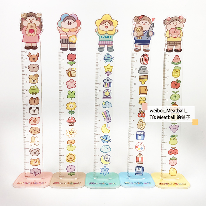 Meatball  マスキングテープ置き　ものさし