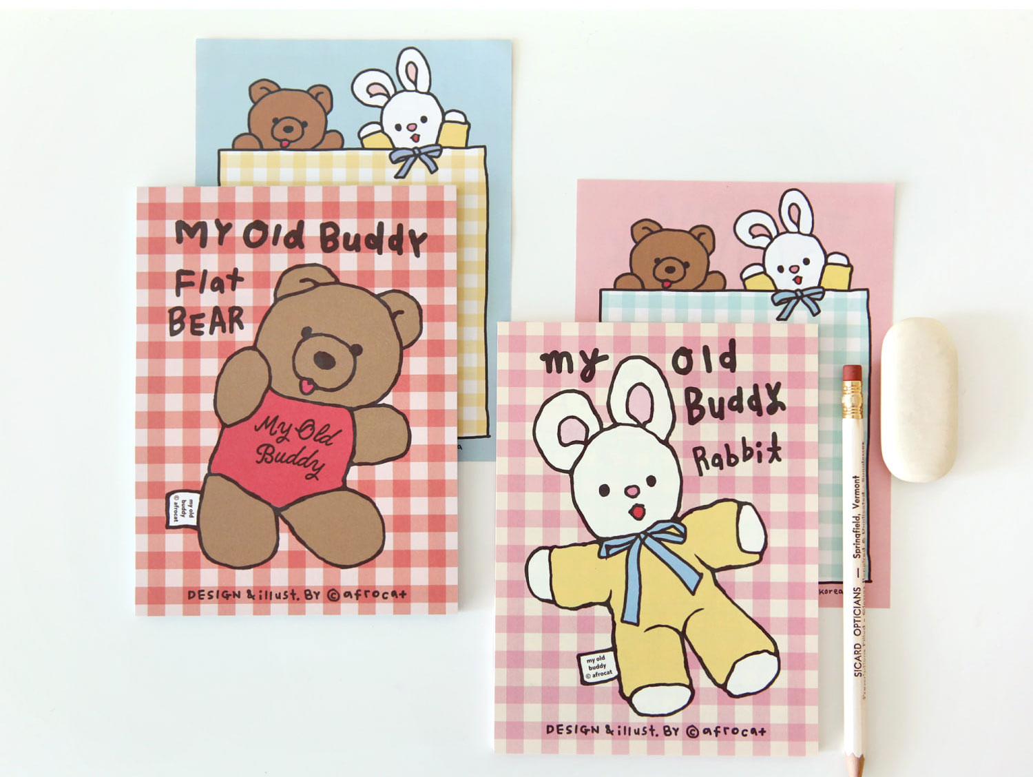 afrocat  My old buddy letter pad 全2種類