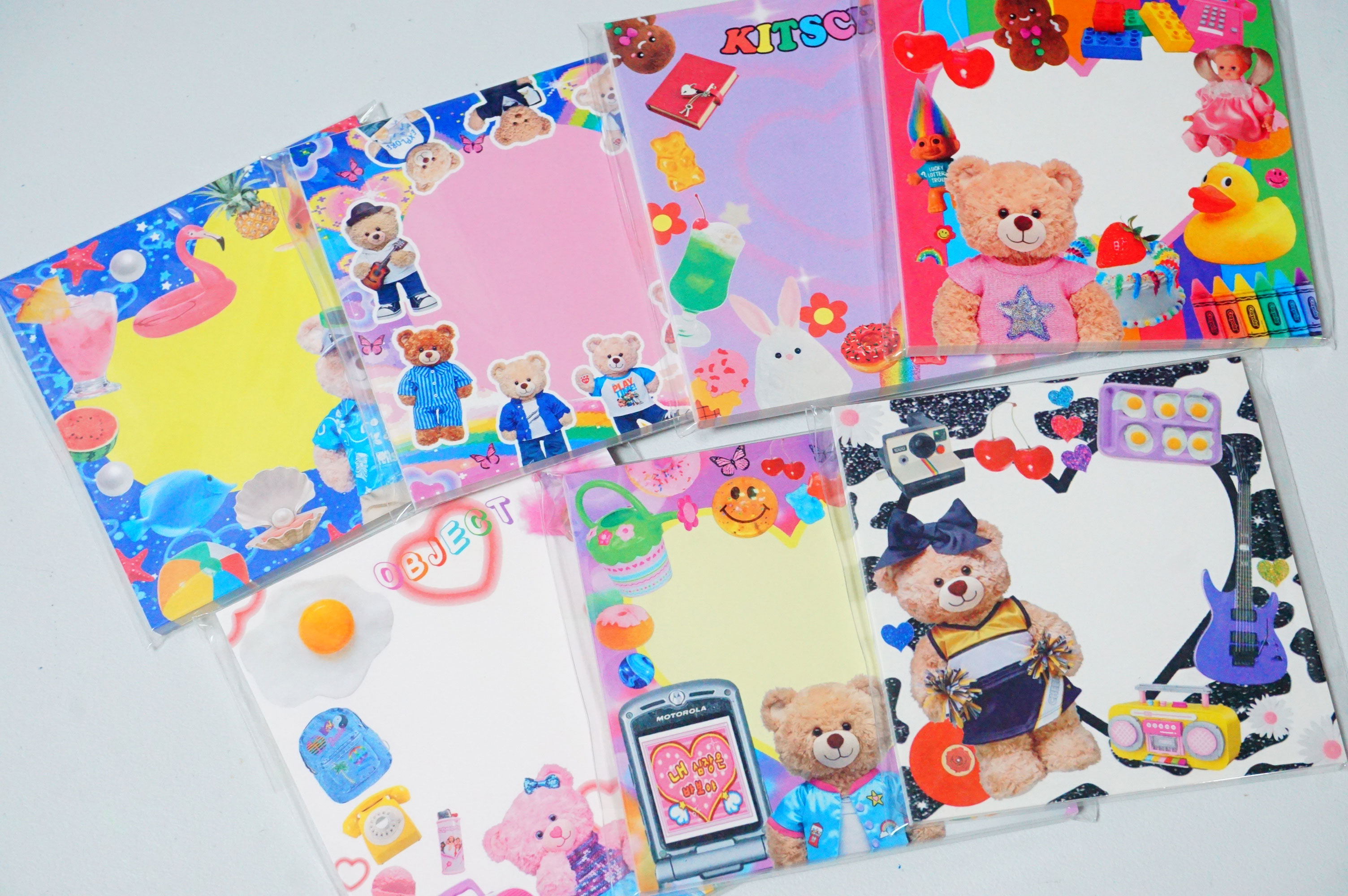 KISTCH  メモ帳　ocean teddyなど全7種類