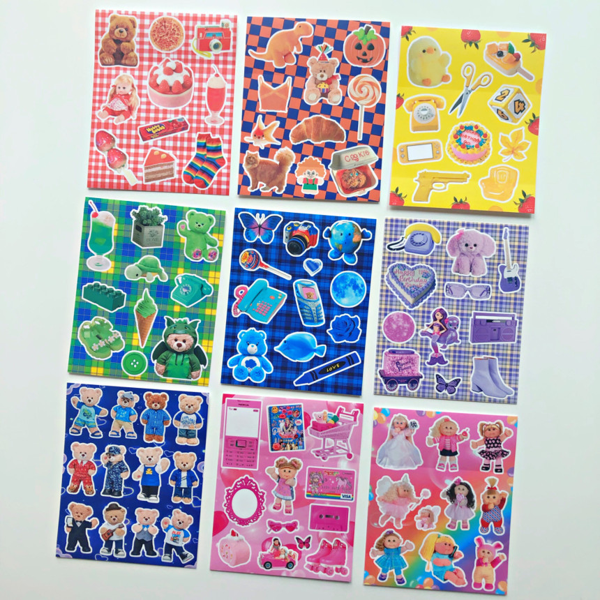 KISTCH  ステッカー ひらめきタグ全9種類　シール