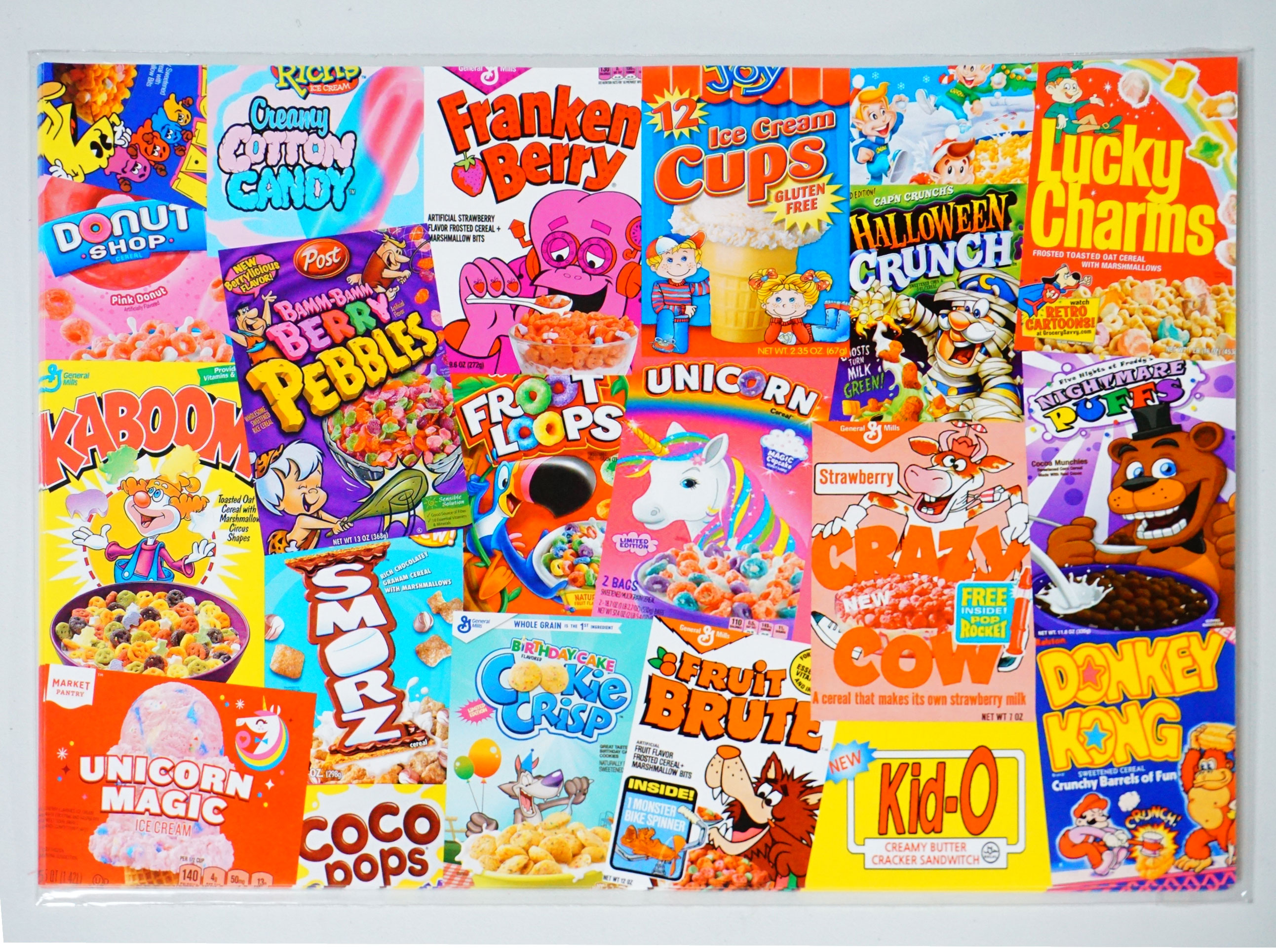 KISTCH  Snack magazine collage ラッピングペーパー(A4サイズ) 5枚・10枚セット