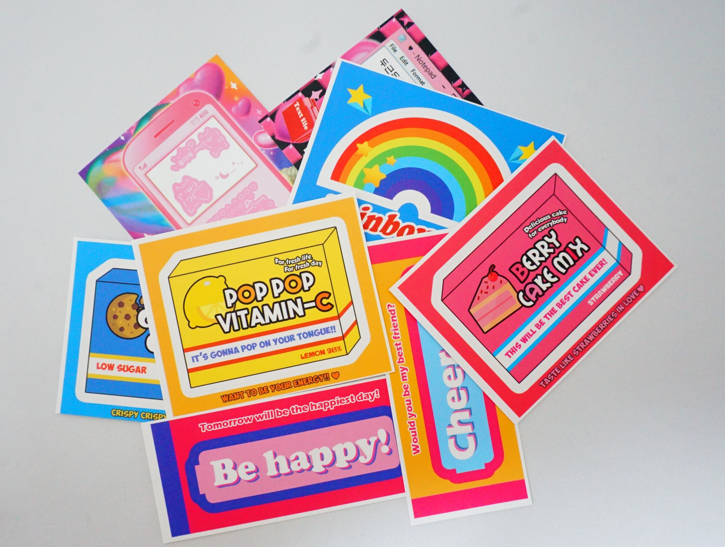 KISTCH  キュートなステッカー6　全8種類