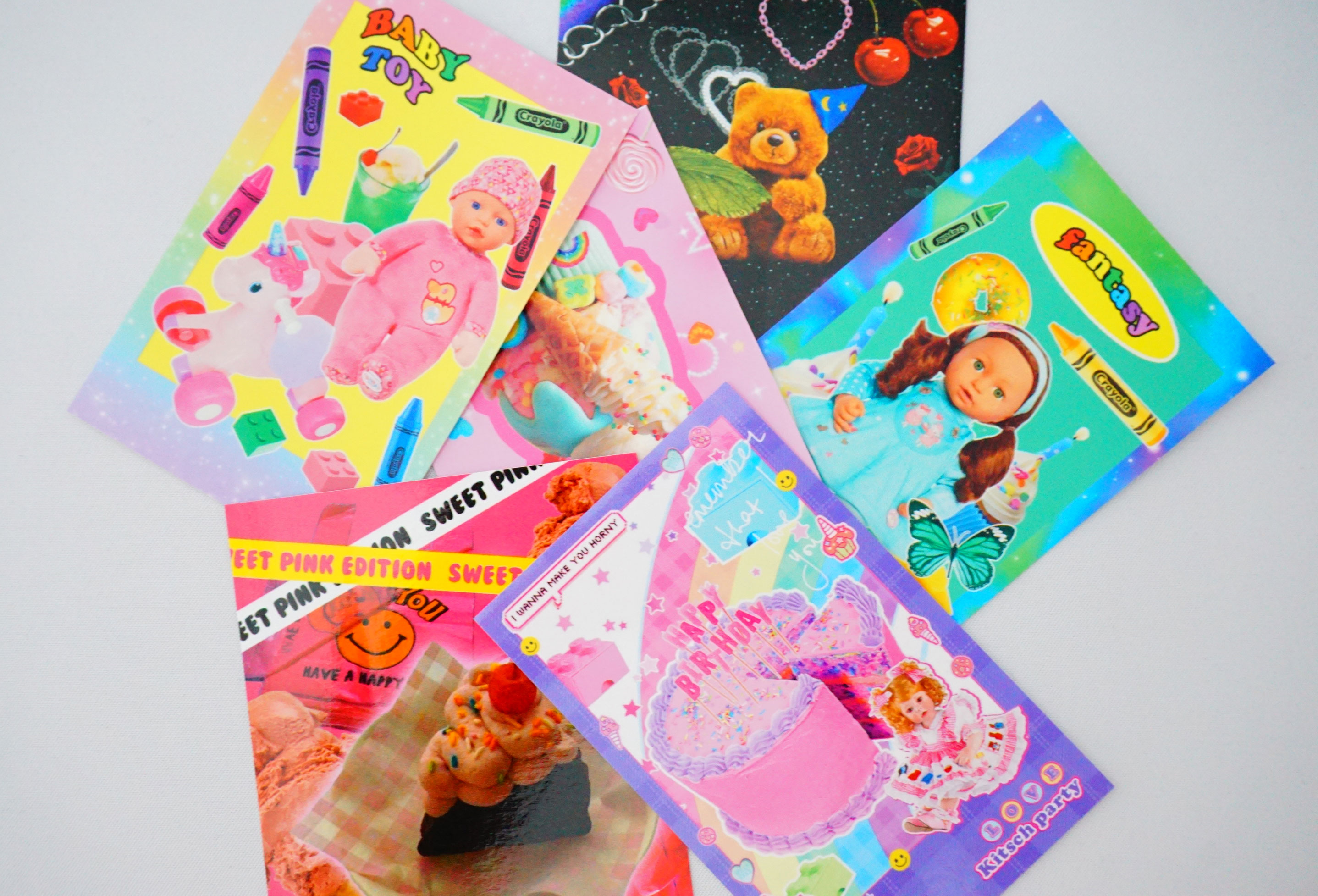 KISTCH  キュートなステッカー9　全6類