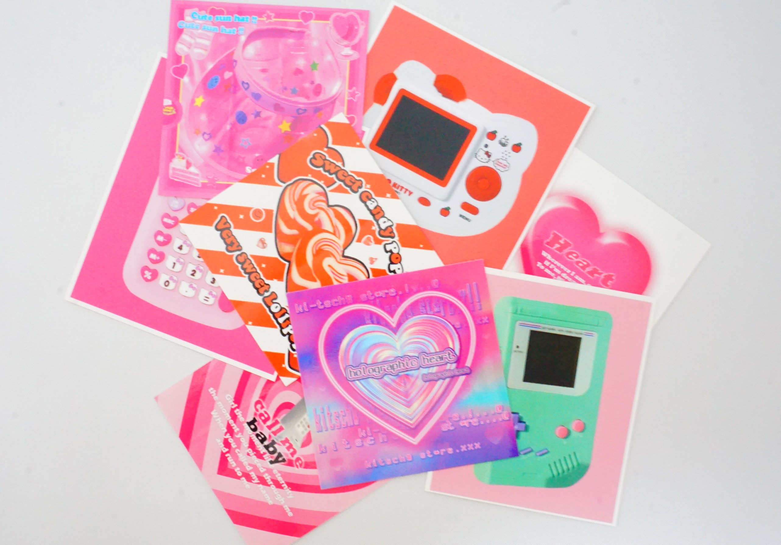 KISTCH  キュートなステッカー8　全8種類　海外デザイン