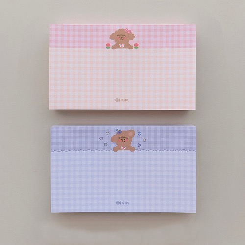 <再入荷なし> hoho  満点ノート9  ミニよこメモ memopad