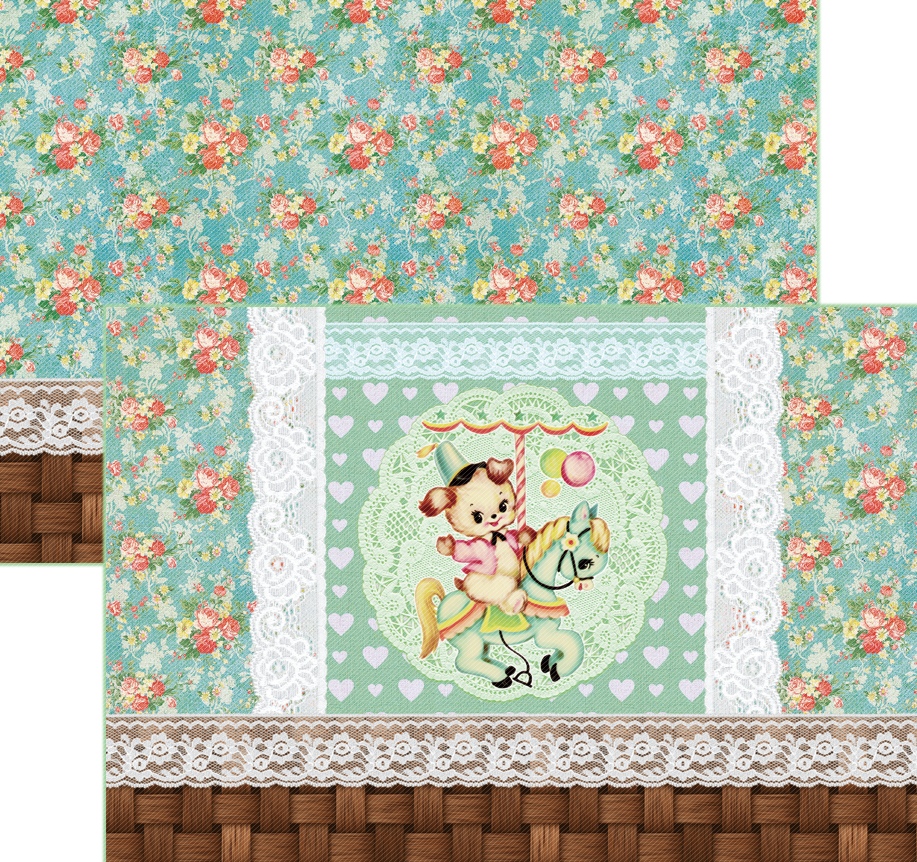 <再入荷なし> ラッピングペーパー　Secret garden シリーズ2種類　 A4サイズ(5枚・10枚・20枚) hol