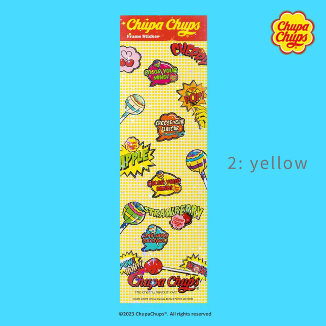 <再入荷なし>  Chup Chups プライムスティッカー  4種類　シール　ステッカー チュッパチャプス