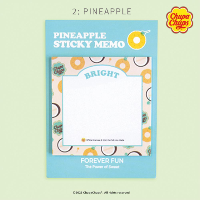 <再入荷なし>  Chup Chups フルーツふせん  4種類 ふせん チュッパチャプス