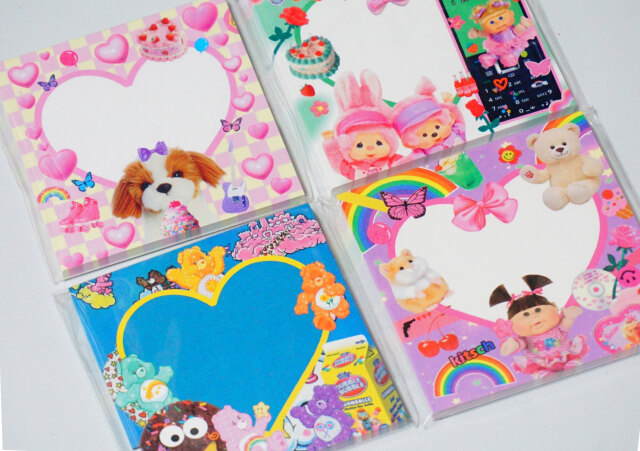 KISTCH メモ帳 pink hear dogなど全4種類