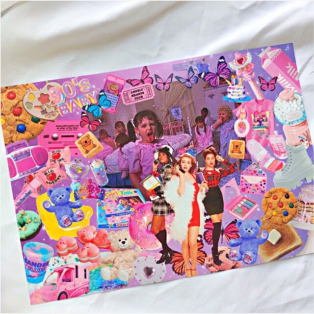 KISTCH  Girl  Talk ラッピングペーパー(A4サイズ) 5枚・10枚セット