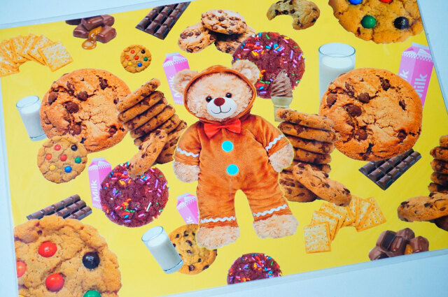 KISTCH クッキーベア ラッピングペーパー(A4サイズ) 5枚・10枚セット