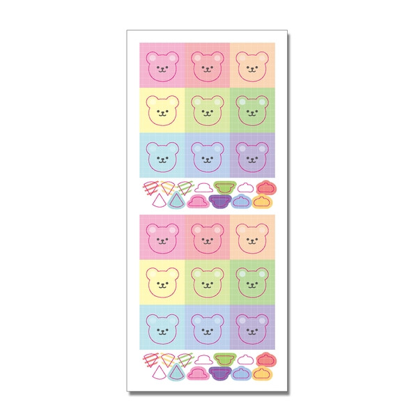 シール  heart bearなど全4種類 くまさん bear  ステッカー dal