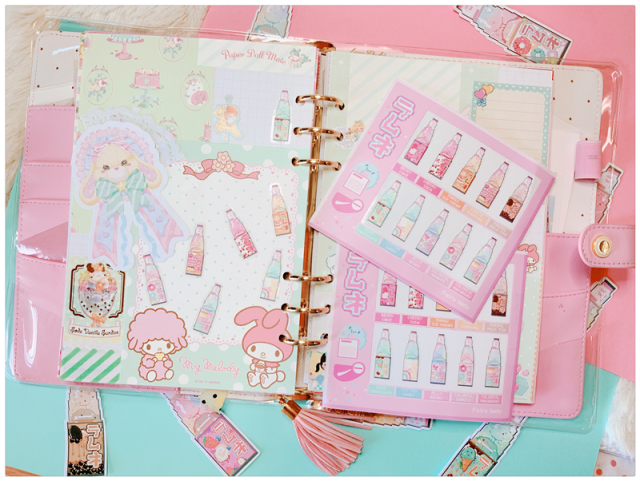 fairy  ラムネシリーズ全8種類　 マスキングテープ シール メモ  ラッピングペーパー