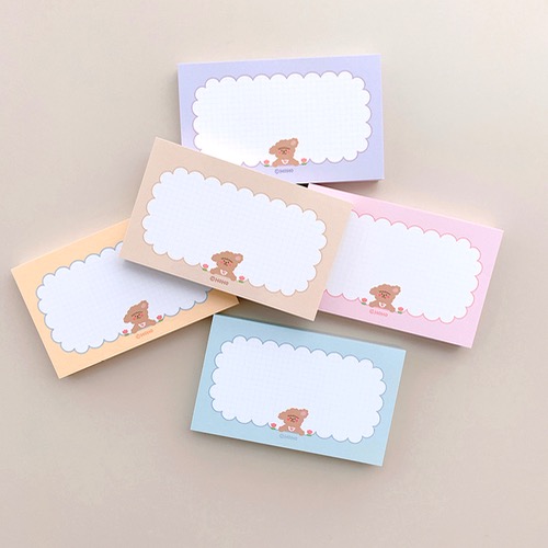 <再入荷なし> hoho 満点ノート10　ミニmemo 全7種類　memopad