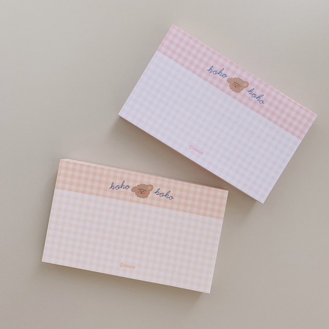 <再入荷なし> hoho  満点ノート9  ミニよこメモ memopad