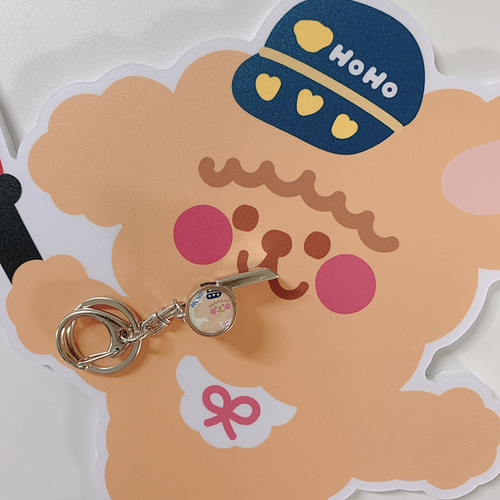 <再入荷なし> hoho ほほホイッスル キーホルダー