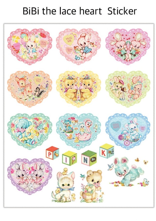 <再入荷なし> シール　sticker　Candy pop柄など5種類 hol