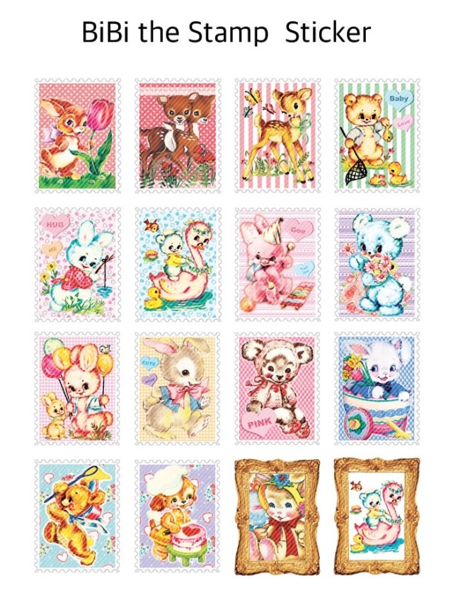 <再入荷なし> シール　sticker　Candy pop柄など5種類 hol