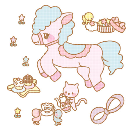 <再入荷なし> luv クマの日常など7種類　シール　ステッカー