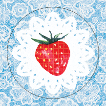 <再入荷なし> luv Strawberry Festibval pinkなど4種類　シール　ステッカー