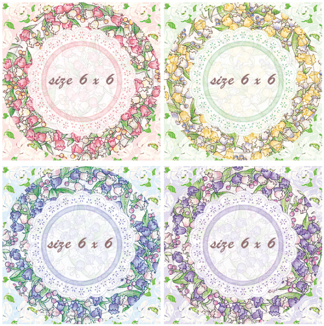 <再入荷なし> luv floral ticket Ver.1など10種類　シール　ステッカー