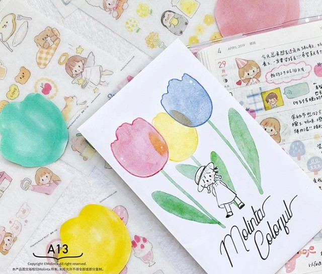 molinta colorful シール　molinta