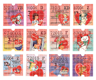 <再入荷なし> シール  angel blue柄シールなど全10種類  ステッカー 韓国限定 紙もの かわいい 韓国/4.cat red　1枚(100mm*120mm)