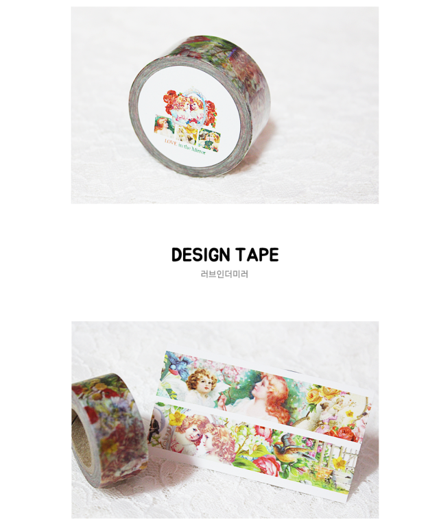 <数量限定発売>　forget me Not柄など全7種類  マスキングテープ 幅15mm-25mm　入手困難　海外限定