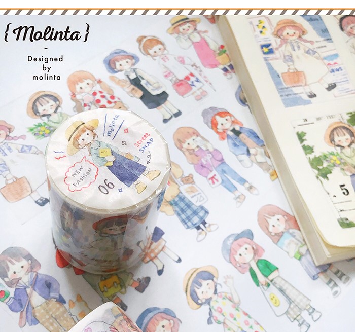 New Fashion　マスキングテープ 幅55mm molinta　