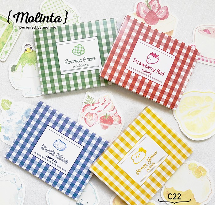 かわいい便箋など（全5種類） 便箋 ポストカード molinta　