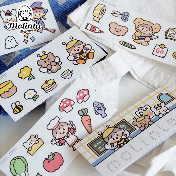 ミツバチ学校 防水シール　molinta　