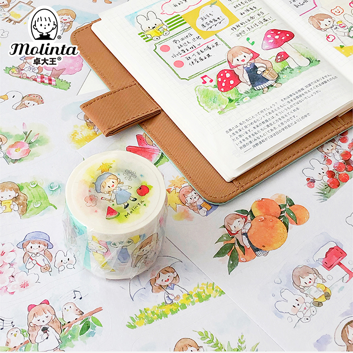 四季瞬間　マスキングテープ　シール molinta　