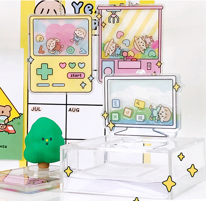 gameキーホルダー(全3種類）molinta　