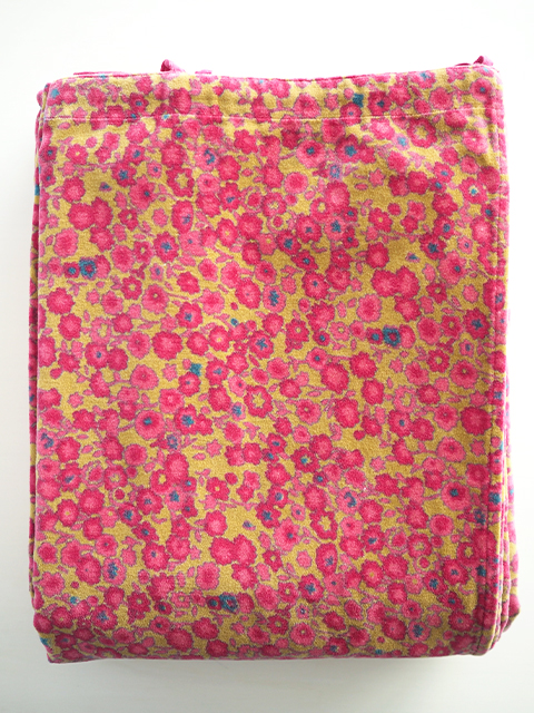 Bagaille バガイユ Velour Curtain ベロアカーテン・フルーレット ゴールデン アニス（Fleurette Golden Anis/100x260cm）Type.A