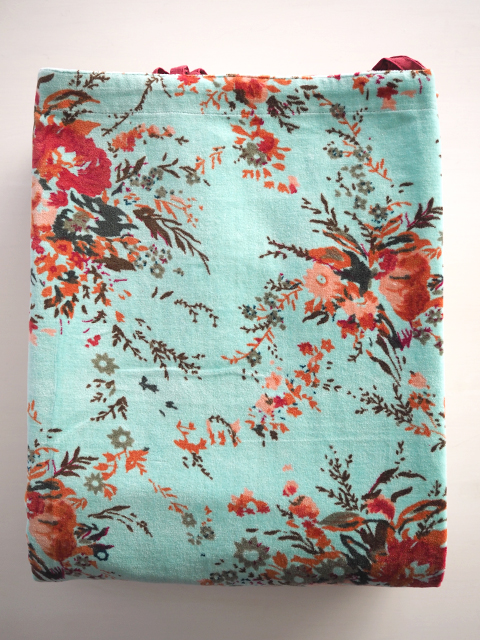 Bagaille バガイユ Velour Curtain ベロアカーテン・フォレスト ターコイズ（Forest Turquoise/100x260cm）Type.B
