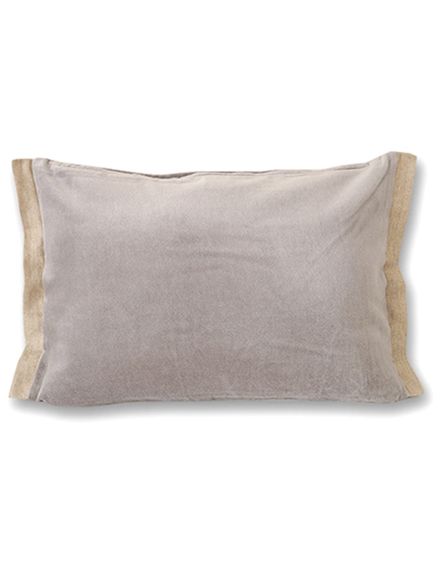 【フランス直輸入】オンフィル ダンディエンヌ en fil d'Indienne ピロークッションカバー Medicis Souris（W50xH35cm/Type.B）（カバーのみ）