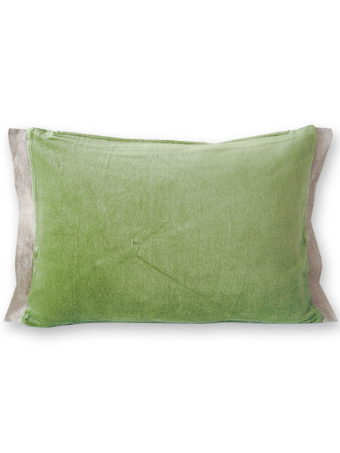 【フランス直輸入】オンフィル ダンディエンヌ en fil d'Indienne ピロークッションカバー Medicis Cactus（W50xH35cm）（カバーのみ）