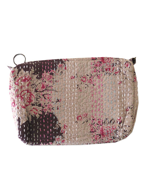 【フランス直輸入】オンフィル ダンディエンヌ En fil d'Indienne ポーチ 小物入れ Treille Lサイズ （W26xH19cm）