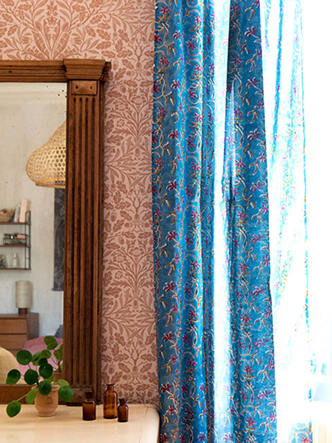 【フランス直輸入】Jamini ジャミニ カーテン Curtain・ANAMIKA Jean（W110xH250cm）（1枚）