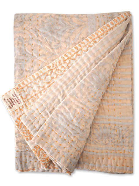 ジャネット ファリア ヴィンテージカンタ ラリーキルト シングルスロー Jeanette Farrier Vintage Kantha Single Throw・Type.F