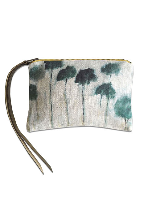 【フランス直輸入】メゾン レヴィ Maison Levy ポーチ Zed Pouch・REFLEJOS PALMIERS（W21xH15cm）
