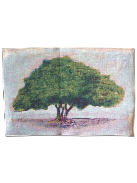 【フランス直輸入】メゾン レヴィ Maison Levy テーブルマット Table Mat・OMBU PARME JAUNE（W53xH35cm・1枚）